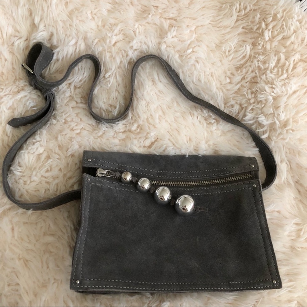 Zara leather crossbody bag